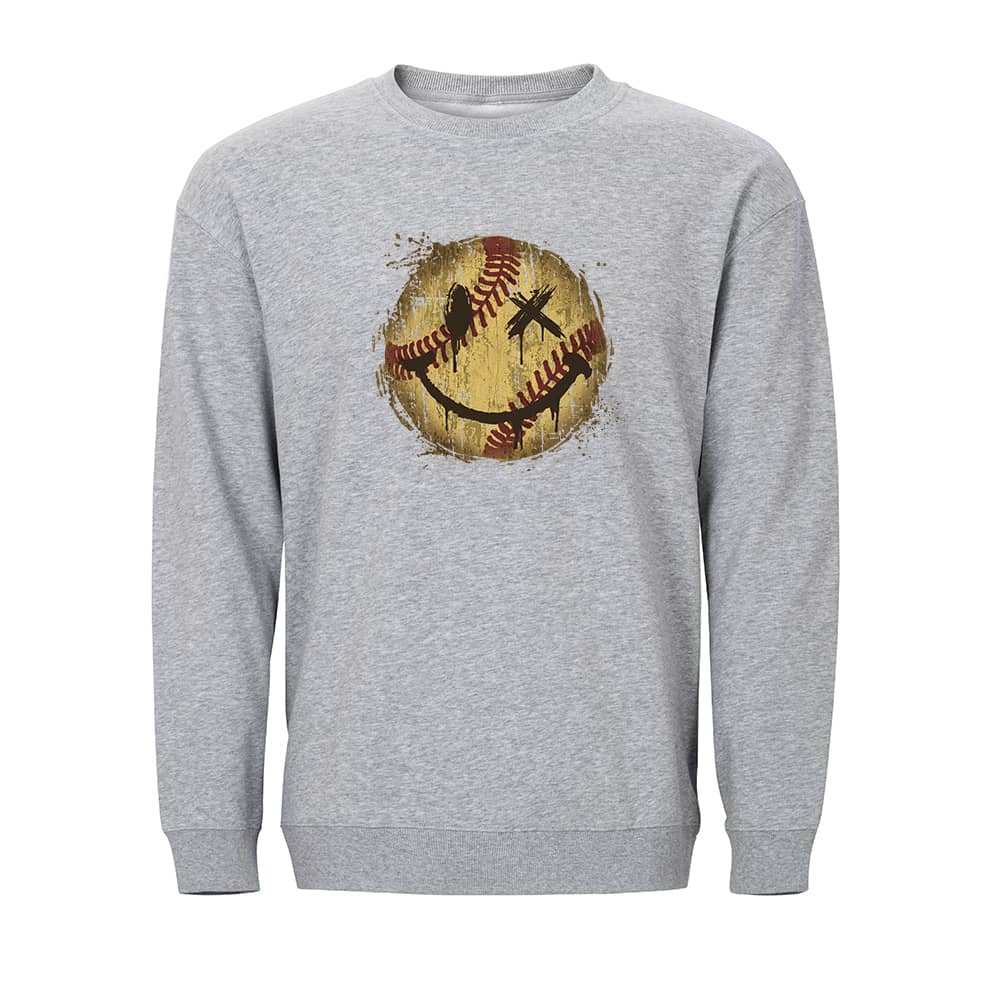 Baseball Smiley Sweatshirt - Norday SE