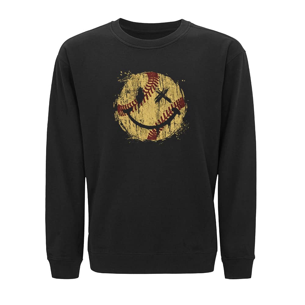 Baseball Smiley Sweatshirt - Norday SE