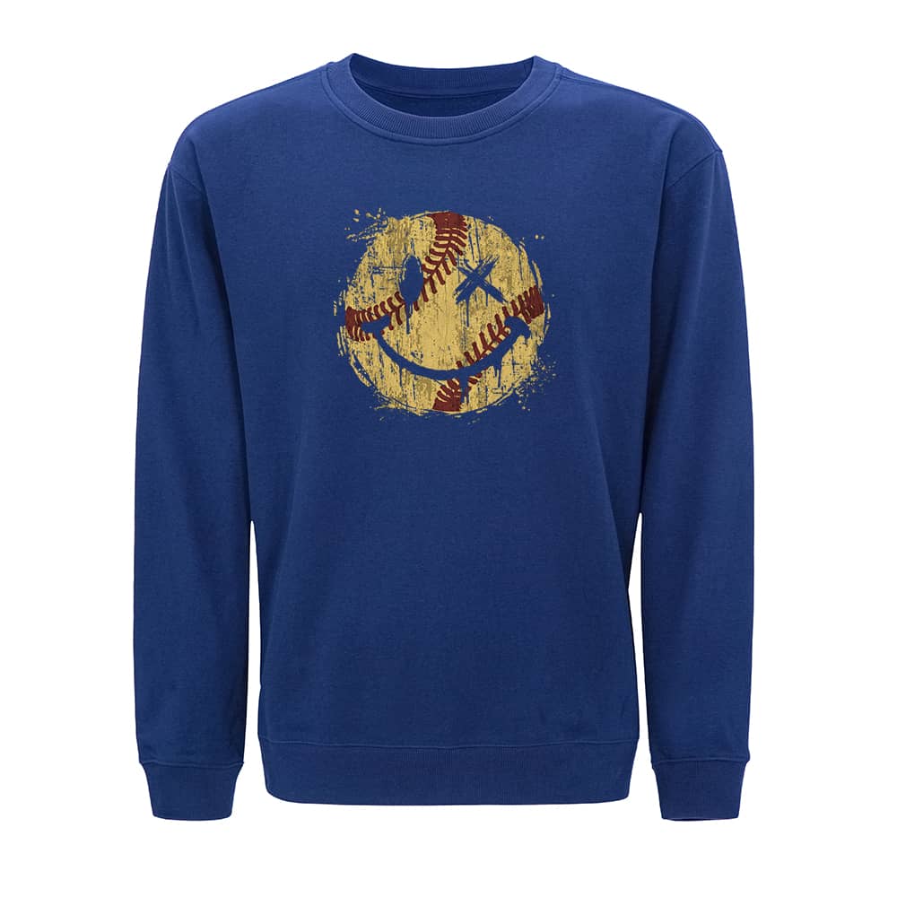 Baseball Smiley Sweatshirt - Norday SE