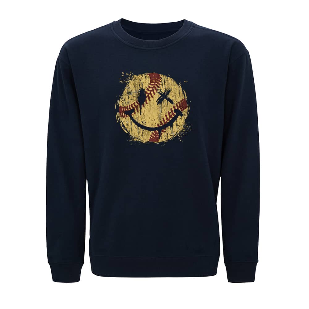 Baseball Smiley Sweatshirt - Norday SE