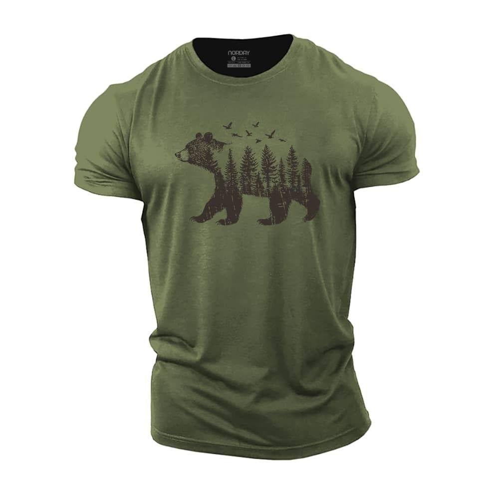 Bear And Forest T-Shirt - Norday SE