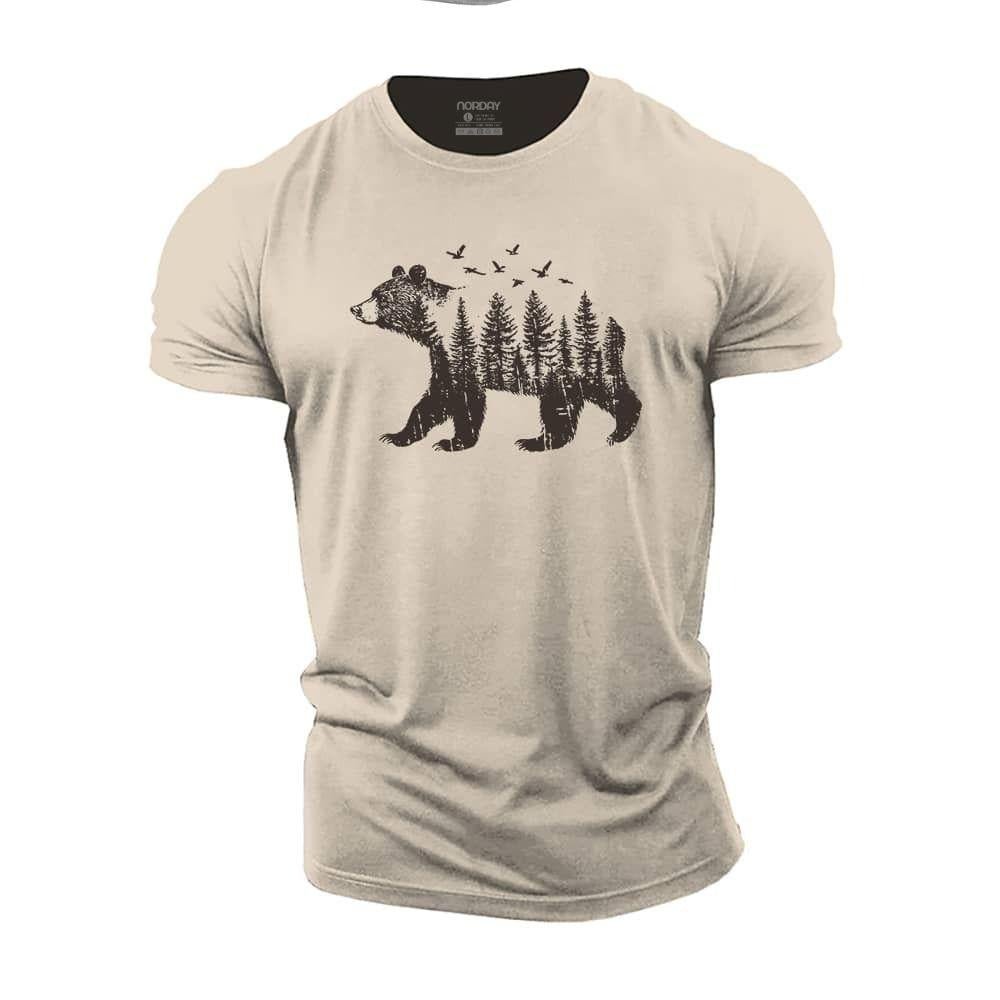 Bear And Forest T-Shirt - Norday SE