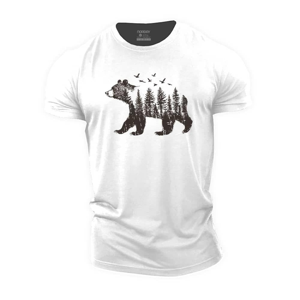 Bear And Forest T-Shirt - Norday SE