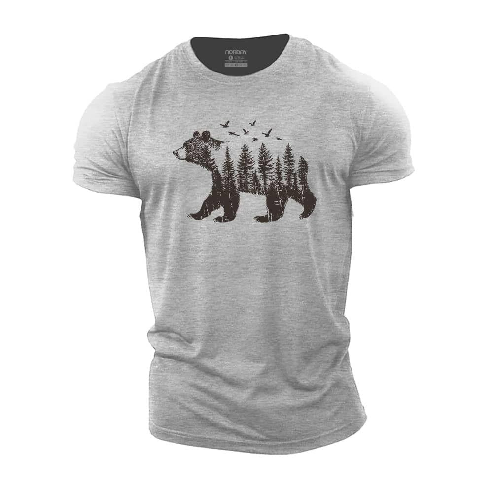 Bear And Forest T-Shirt - Norday SE