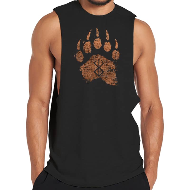Berserker Rune Bears Paw Tank Top - Norday SE