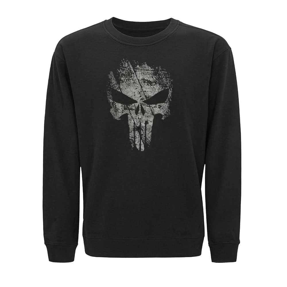 Broken Punisher Skull Sweatshirt - Norday SE