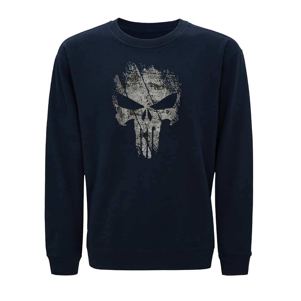 Broken Punisher Skull Sweatshirt - Norday SE