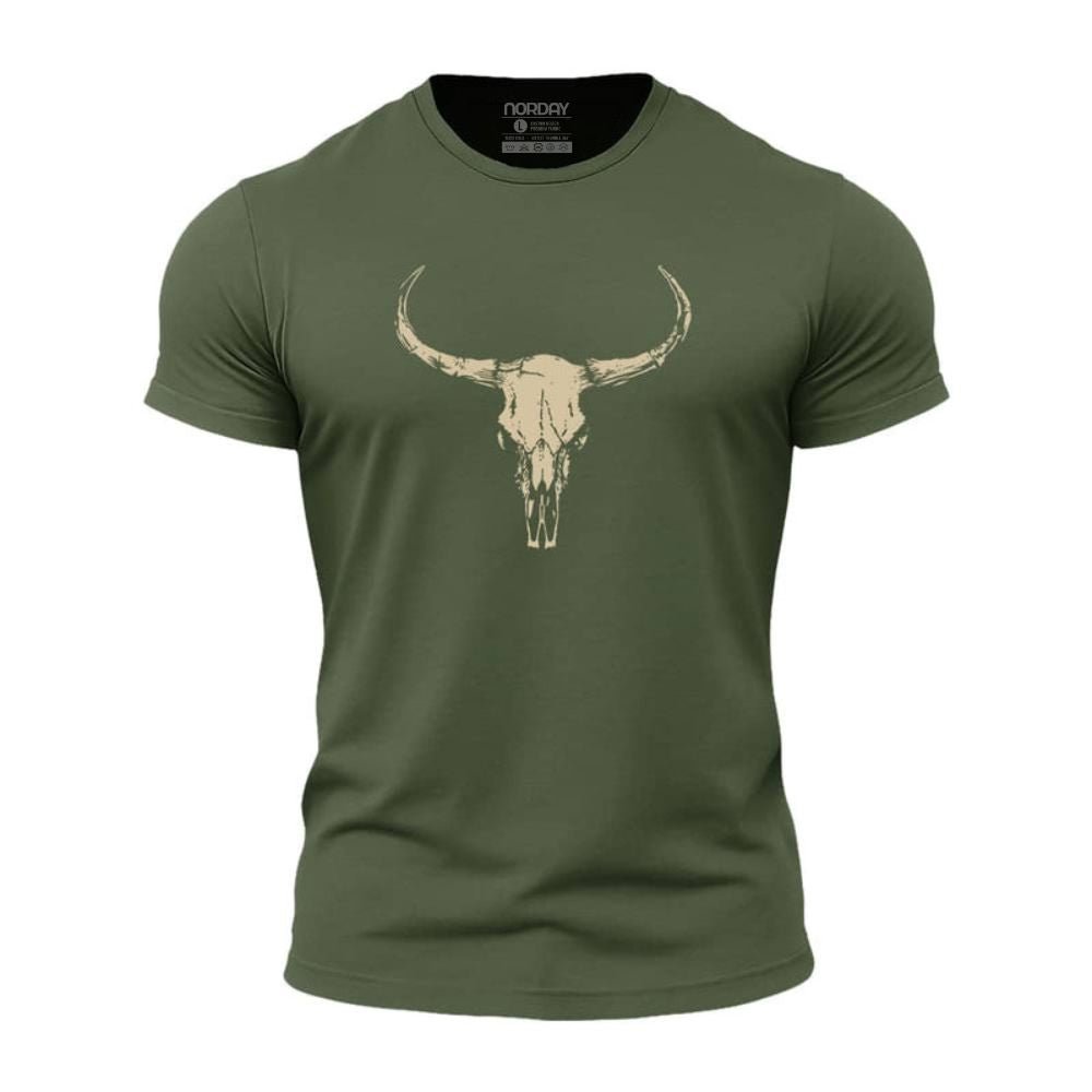 Bull Skull Athletic Quick - Dry T-Shirt - Norday SE