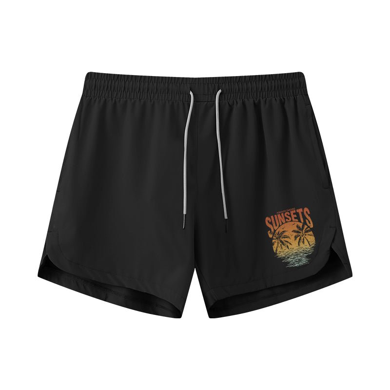 Chasing Sunsets Athletic Quick - Dry Shorts - Norday SE