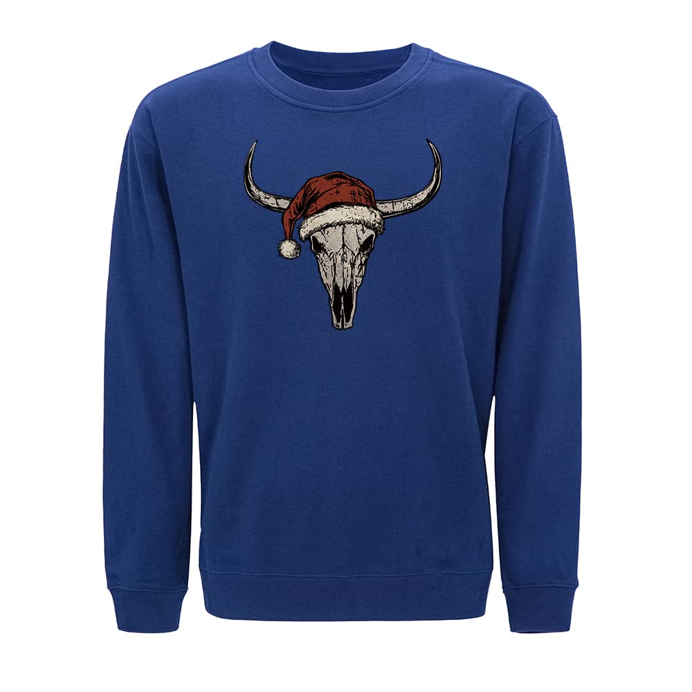 Christmas Bull Skull Sweatshirt - Norday SE