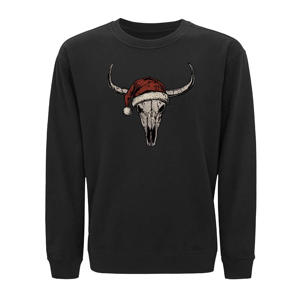 Christmas Bull Skull Sweatshirt - Norday SE
