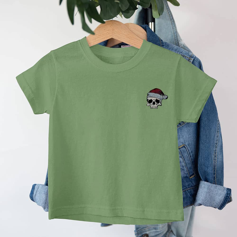 Christmas Hat Skull Barn T-Shirt - Norday SE