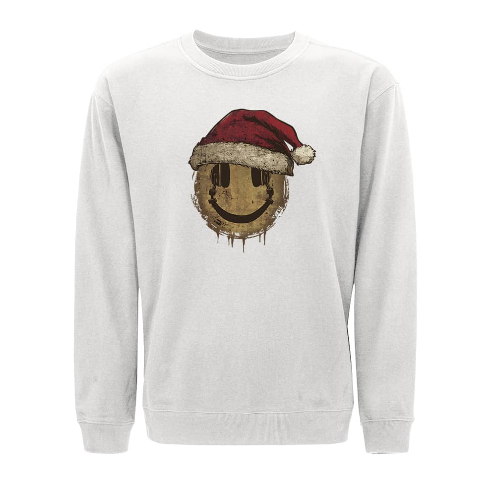 Christmas Headphones Smiley Sweatshirt - Norday SE