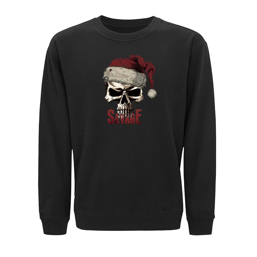 Christmas Savage Skull Sweatshirt - Norday SE