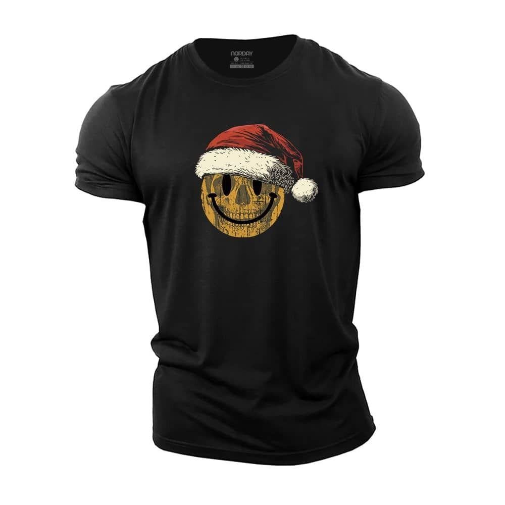 Christmas Skull Smiley T-Shirt - Norday SE