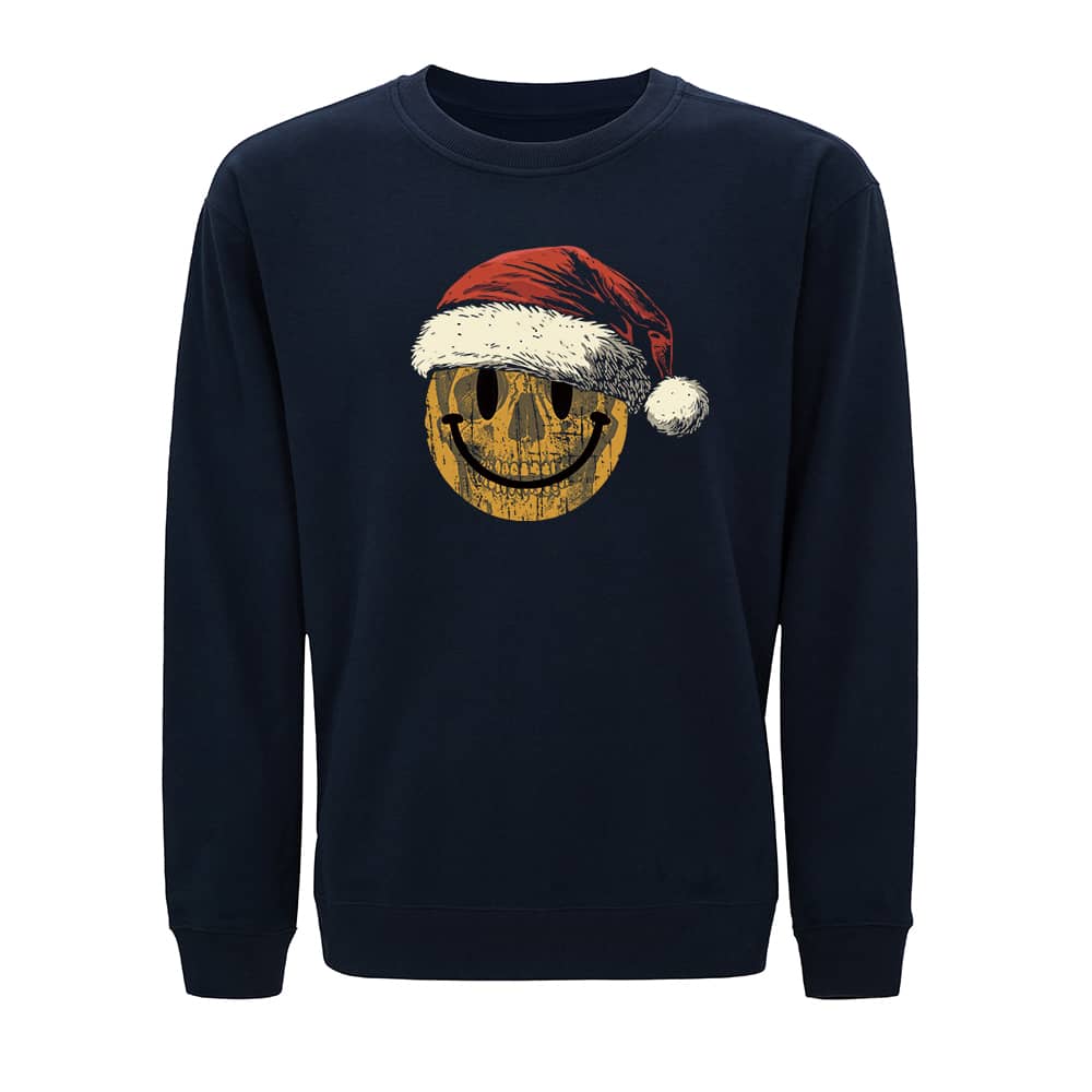 Christmas Smiley Skull Sweatshirt - Norday SE