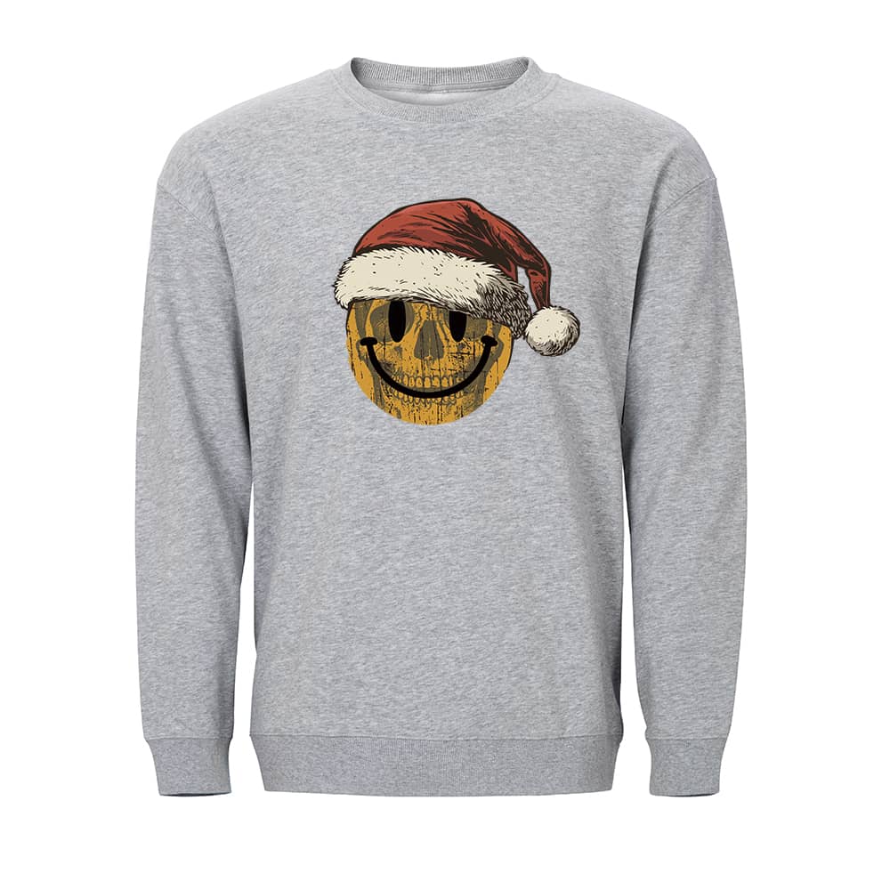 Christmas Smiley Skull Sweatshirt - Norday SE