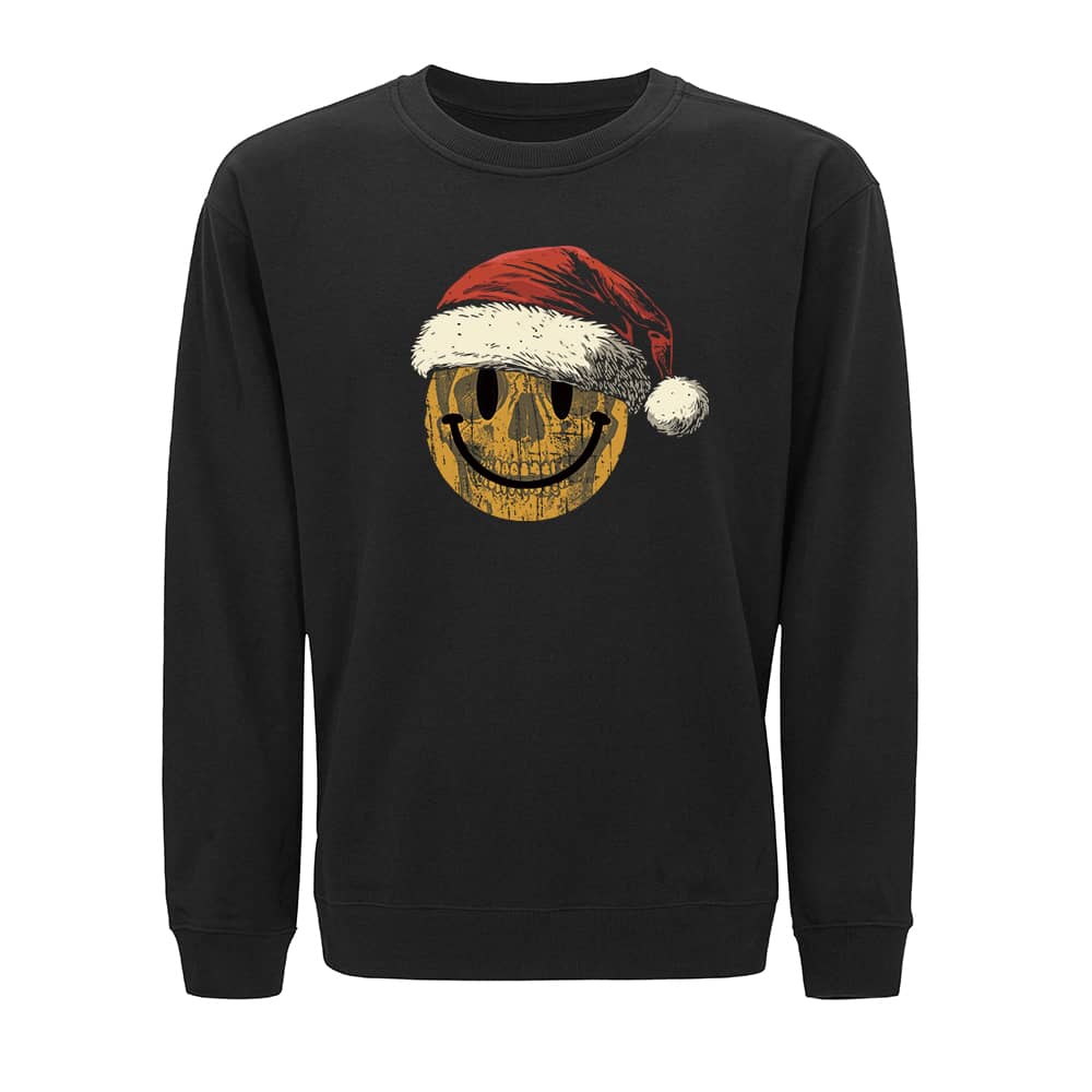 Christmas Smiley Skull Sweatshirt - Norday SE