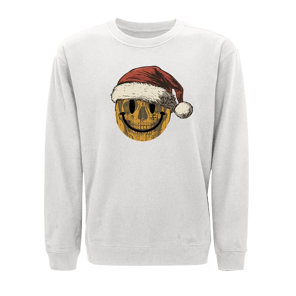 Christmas Smiley Skull Sweatshirt - Norday SE