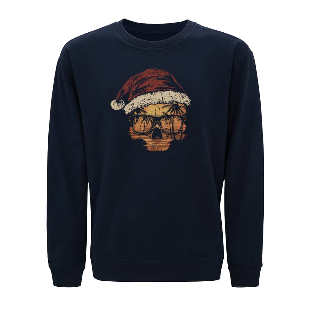 Christmas Sunset Skull Sweatshirt - Norday SE