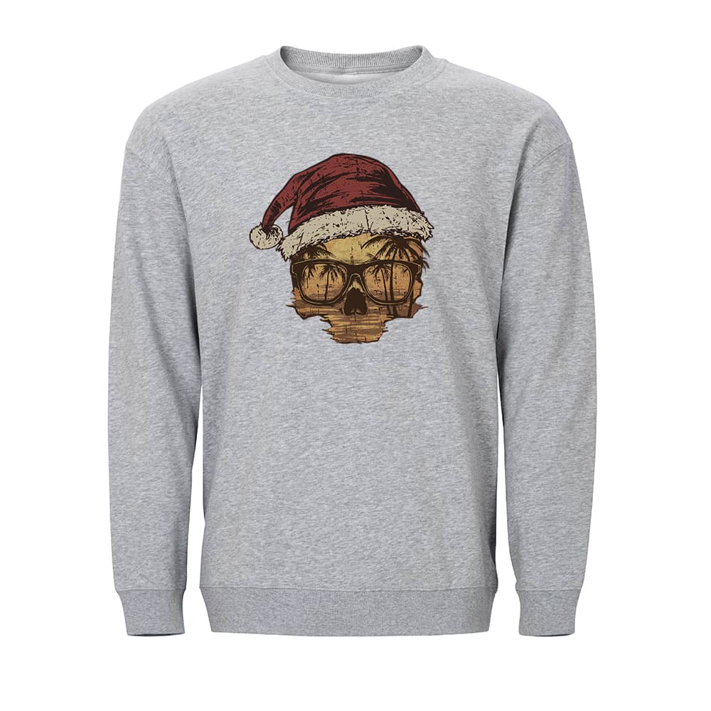 Christmas Sunset Skull Sweatshirt - Norday SE
