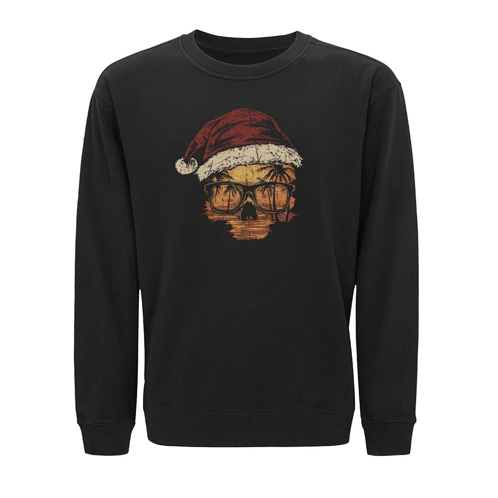 Christmas Sunset Skull Sweatshirt - Norday SE