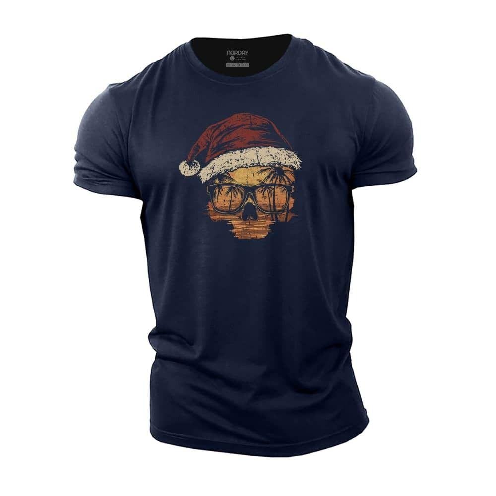 Christmas Sunset Skull T-Shirt - Norday SE