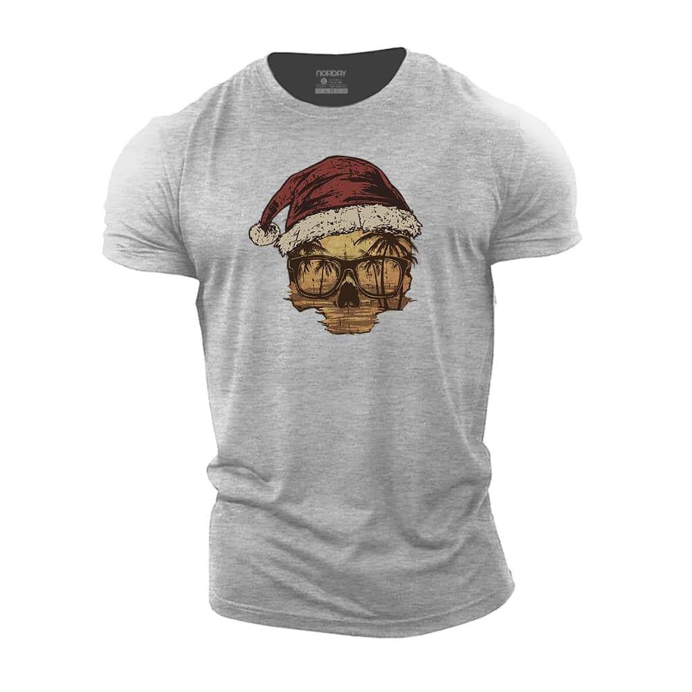 Christmas Sunset Skull T-Shirt - Norday SE