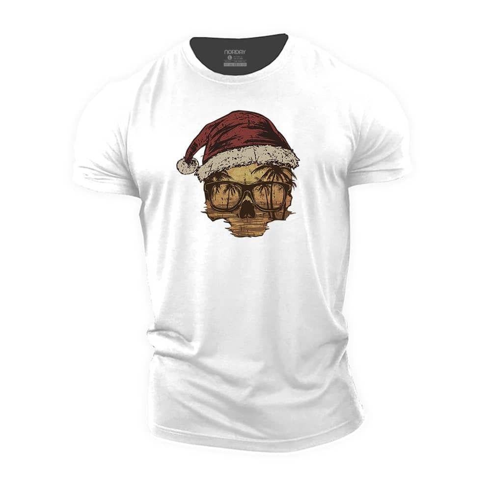 Christmas Sunset Skull T-Shirt - Norday SE
