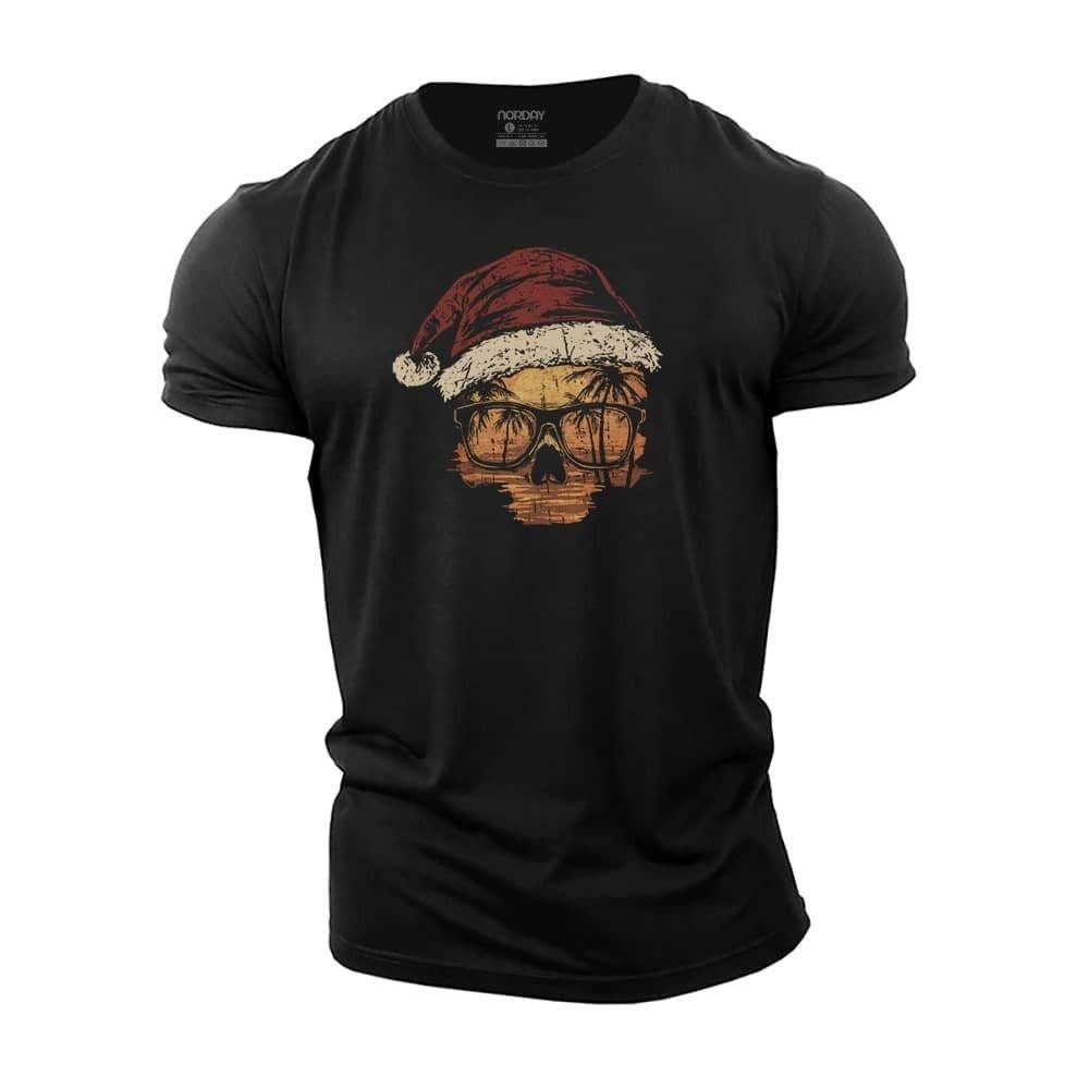 Christmas Sunset Skull T-Shirt - Norday SE