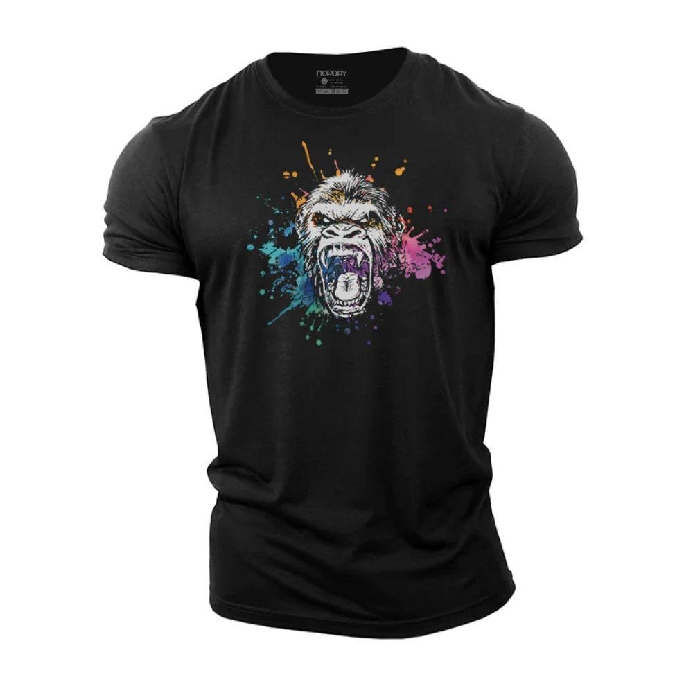 Colorful Ink Splash Gorilla T-Shirt - Norday SE