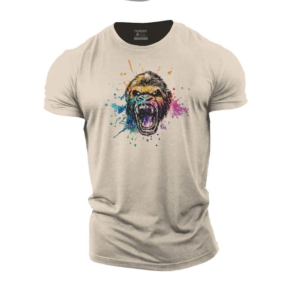Colorful Ink Splash Gorilla T-Shirt - Norday SE