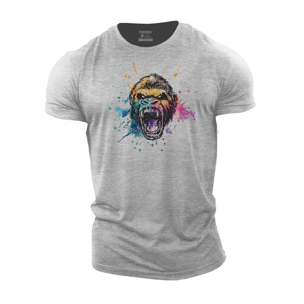 Colorful Ink Splash Gorilla T-Shirt - Norday SE