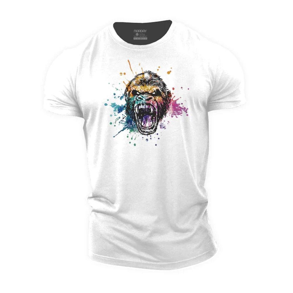 Colorful Ink Splash Gorilla T-Shirt - Norday SE