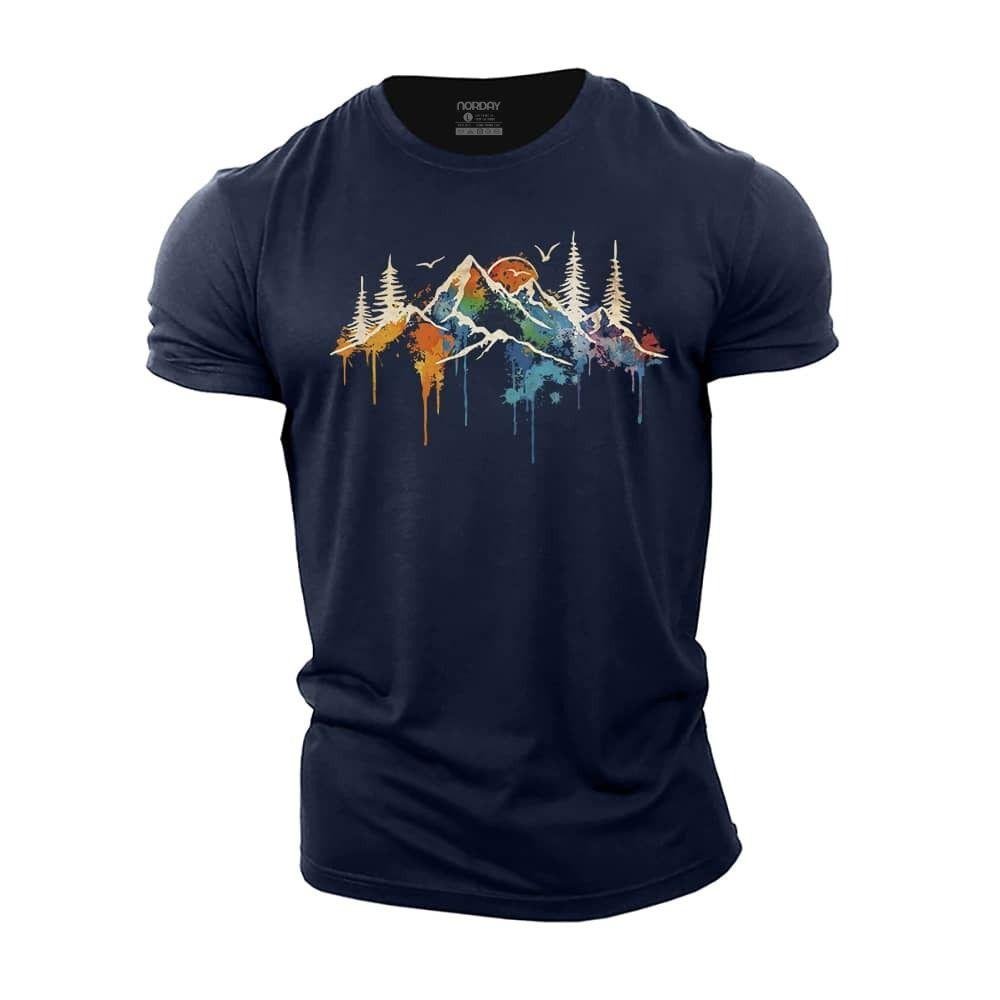 Colorful Mountain T-Shirt - Norday SE