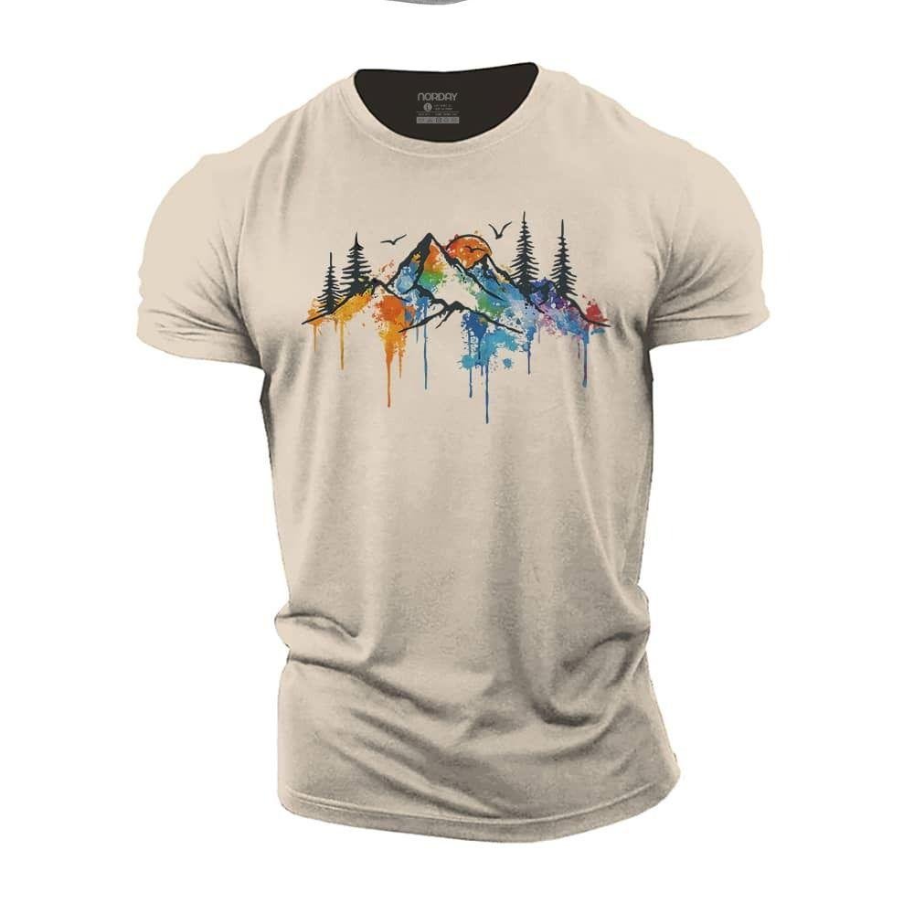 Colorful Mountain T-Shirt - Norday SE