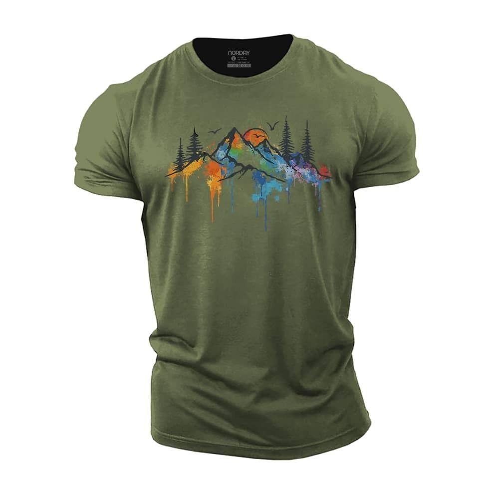 Colorful Mountain T-Shirt - Norday SE