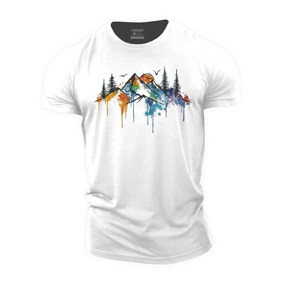 Colorful Mountain T-Shirt - Norday SE