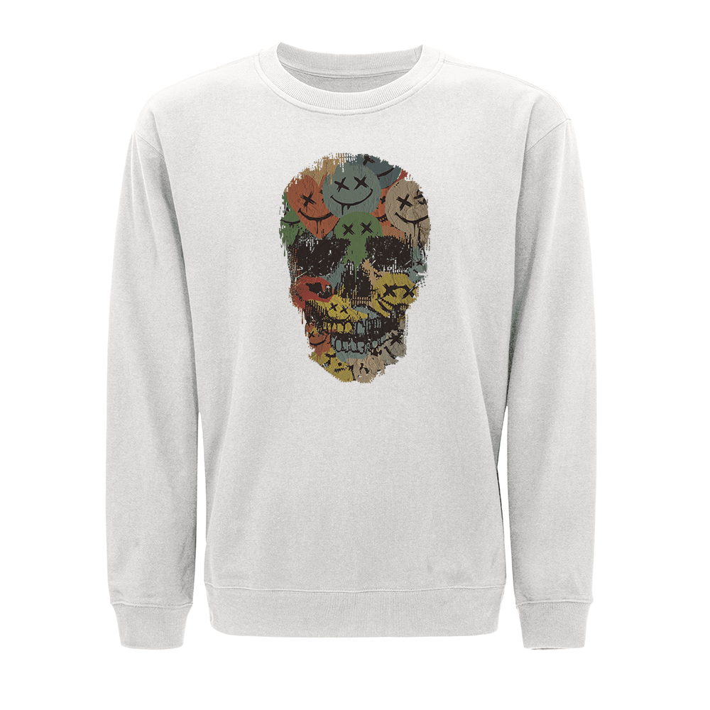 Colorful Smiley Skull Sweatshirt - Norday SE
