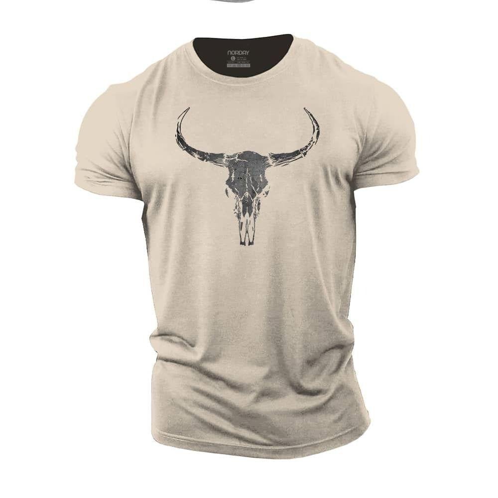 Dark Bull Skull T-Shirt - Norday SE
