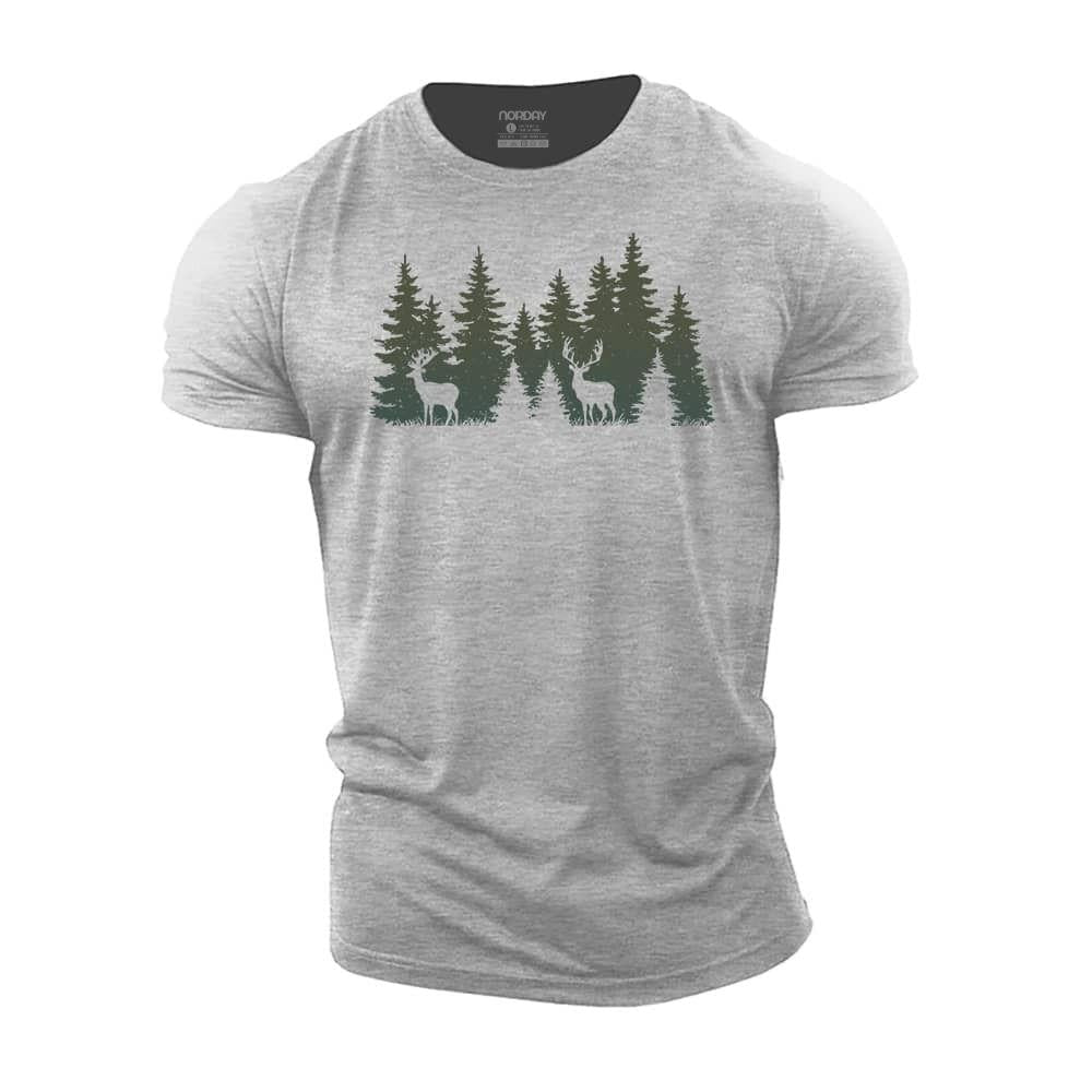 Deer In Forest T-Shirt - Norday SE