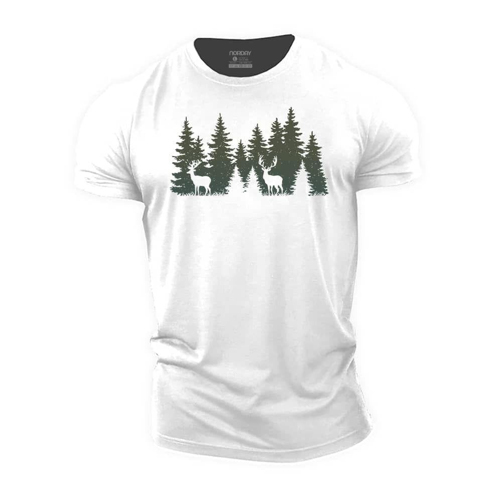 Deer In Forest T-Shirt - Norday SE