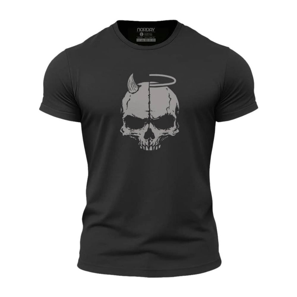 Devil Angel Skull Athletic Quick - Dry T-Shirt - Norday SE