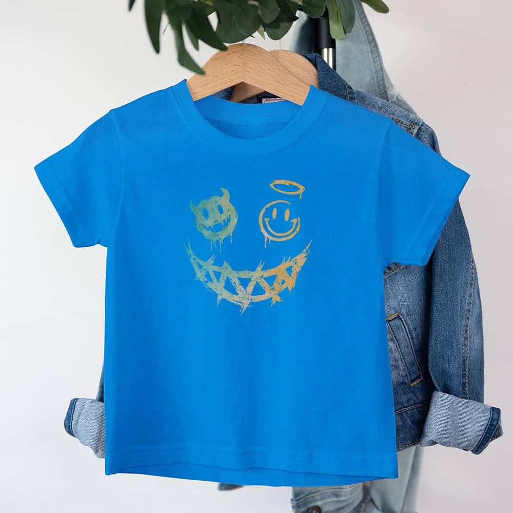 Devil Angel Smiley Barn T-Shirt - Norday SE