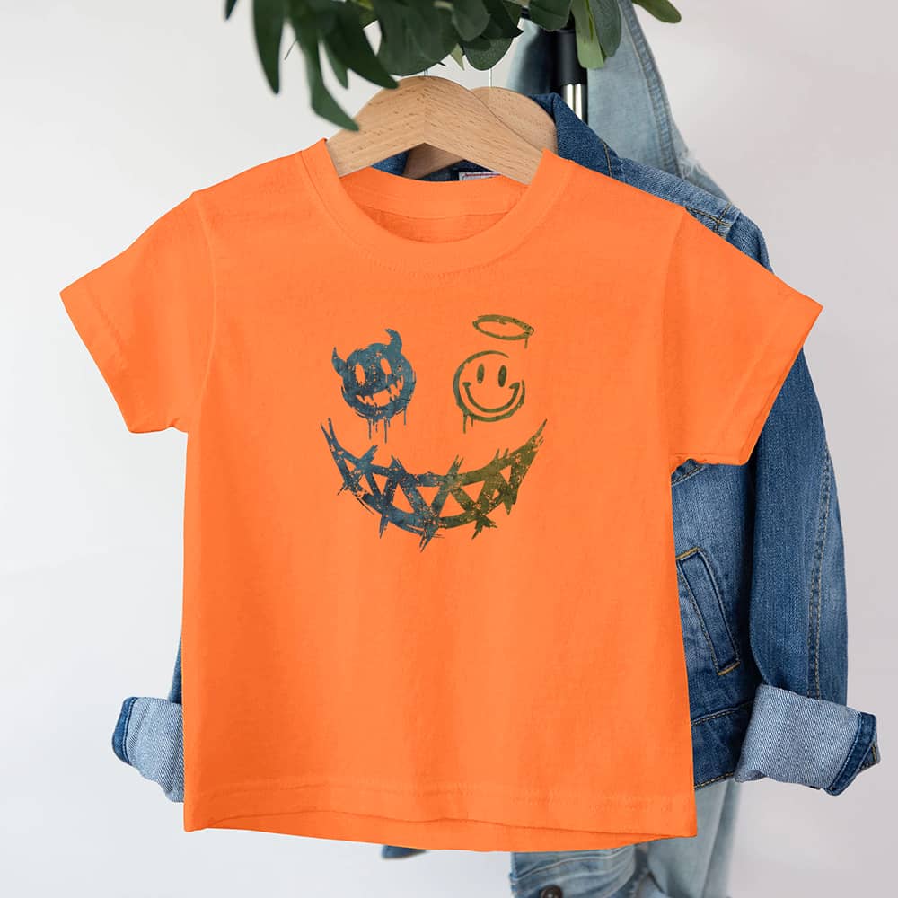 Devil Angel Smiley Barn T-Shirt - Norday SE