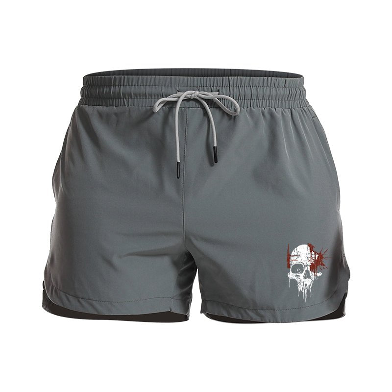 Dripping Skull Athletic Quick - Dry Shorts - Norday SE
