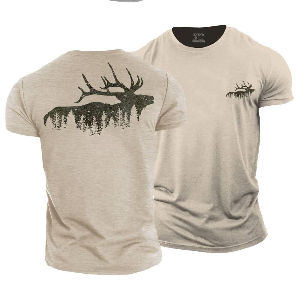 Elk And Forest T-Shirt - Norday SE
