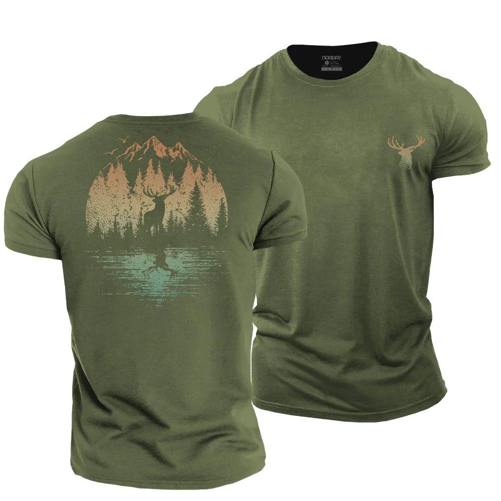 Elk in Forest T-Shirt - Norday SE
