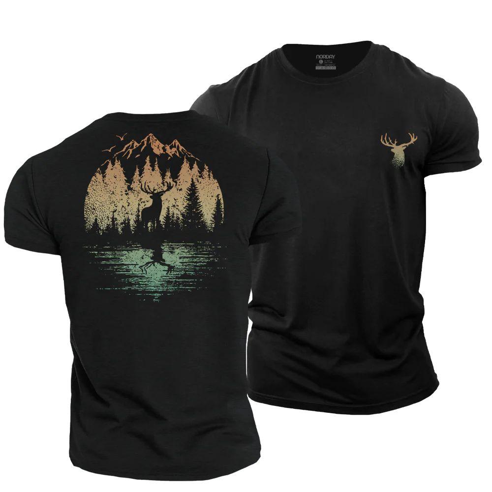 Elk in Forest T-Shirt - Norday SE