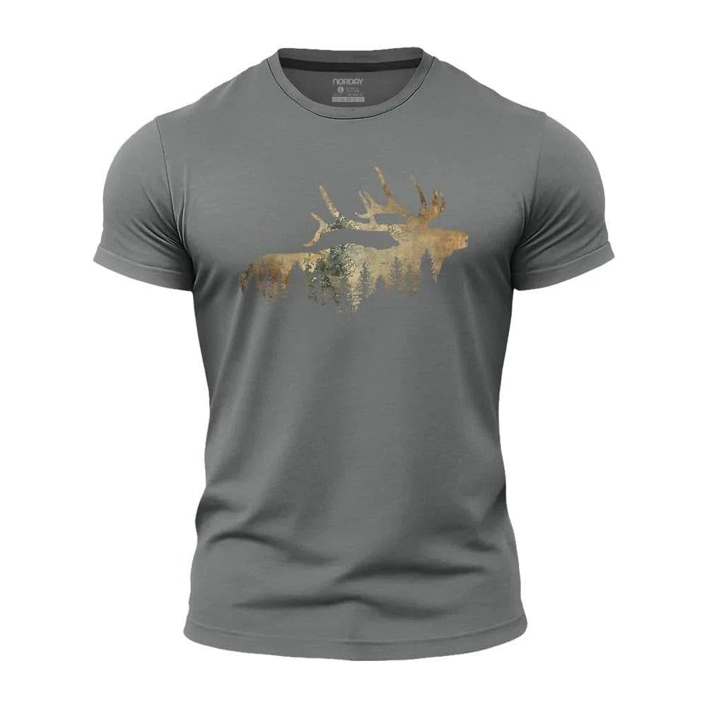 Elk Silhouette Quick - Dry T-Shirt - Norday SE